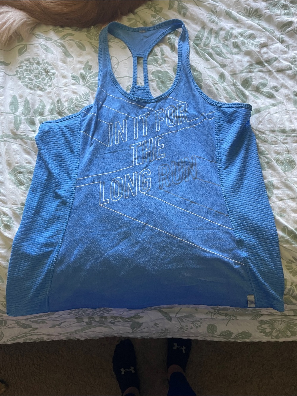 Under Armour Blue Racerback Tank Top